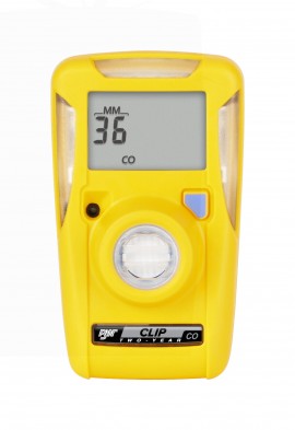 Honeywell BW Clip Series Single-Gas Detector with continous monitoring, CO, 0 to 300 ppm, three-year-