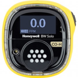 Honeywell BW Solo Single-Gas Detector with Bluetooth and yellow housing, CO-H, 0 to 2000 ppm-