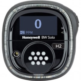 Honeywell BW Solo Single-Gas Detector with Bluetooth and black housing, H&lt;sub&gt;2&lt;/sub&gt;, 0 to 1000 ppm-