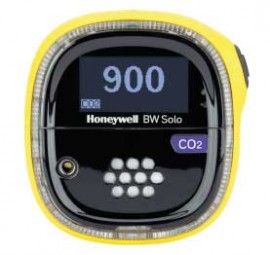 Honeywell BW Solo Single-Gas Detector with Bluetooth,  CO&lt;sub&gt;2&lt;/sub&gt;, 0 to 50,000 ppm-