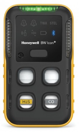 Honeywell BW Icon+ Series Multi-Gas Detector, H&lt;sub&gt;2&lt;/sub&gt;S/CO, yellow-