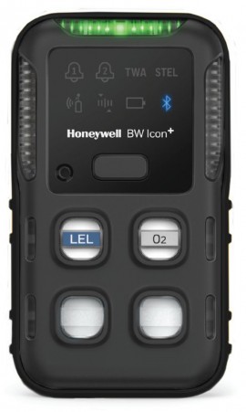 Honeywell BW Icon+ Series Multi-Gas Detector, %LEL(IR)/O<sub>2</sub>, black-