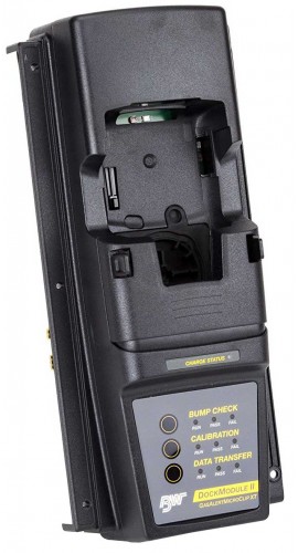 BW DOCK2-2-1C1P-00-G GasAlertMicroClip XT module for MicroDock II Automatic Test &amp; Calibration Station, Charging with power supply and 2 inlets -