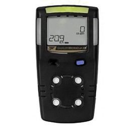 Honeywell BW MicroClip XL Series Multi-Gas Detector, O&lt;sub&gt;2&lt;/sub&gt;/LEL/CO, black-
