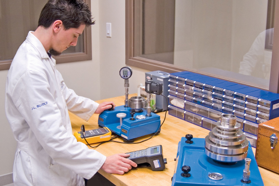 Calibration laboratory.